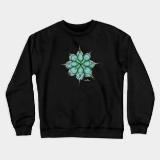 Trichocereus Peruvianus Sharxx Blue Crewneck Sweatshirt